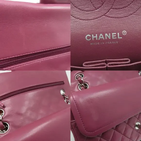 💎✨BEAUTIFUL✨💎Authentic CHANEL Quilted CC Double Flap Chain Leather - Picture 10 of 10